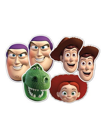 Lot de 6 Masques Toy Story Disney