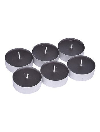 Lot de 6 maxi bougies chauffe plat bois de cedre