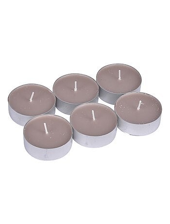 Lot de 6 maxi bougies chauffe plat opium