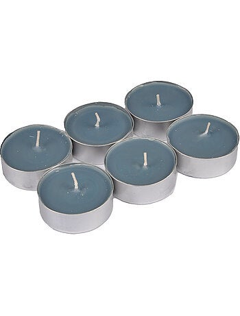 Lot de 6 maxi bougies chauffe plat patchouli