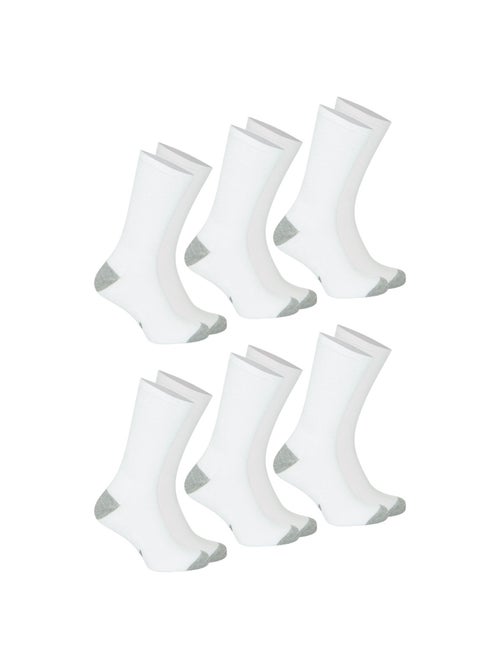 Lot de 6 mi-chaussettes homme Ecopack Sport Athena - Kiabi