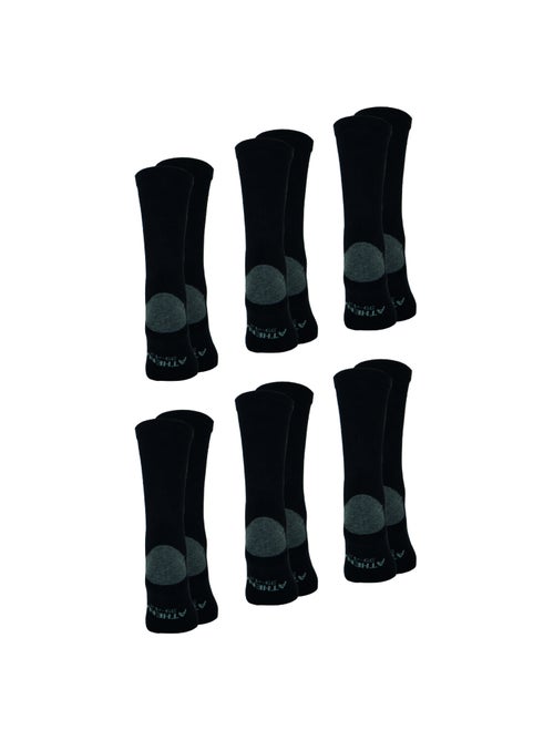 Lot de 6 mi-chaussettes homme Ecopack Sport Athena - Kiabi