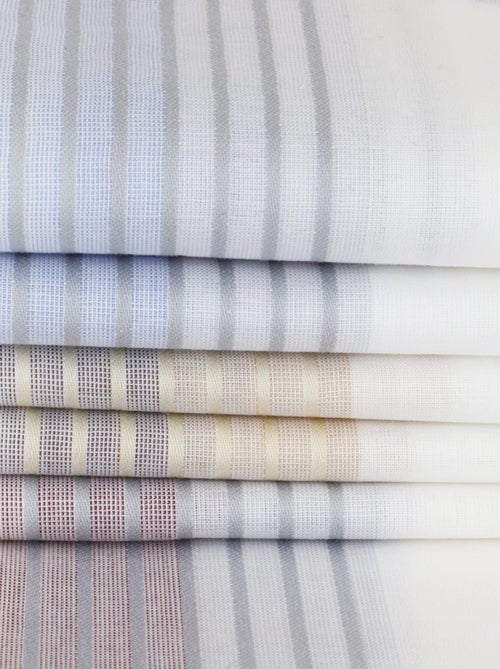 Lot de 6 mouchoirs 100% coton- MARCEAU - Kiabi