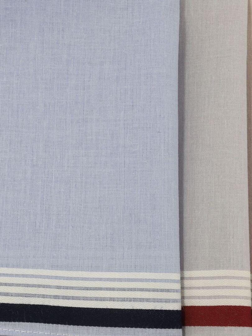 Lot De 6 Mouchoirs En Coton Premium Pour Hommes - Blanc - Neuf Avec étiquettes
