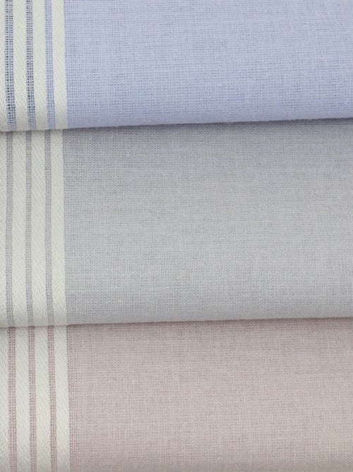 Lot de 6 mouchoirs 100% coton-ROMAIN - Kiabi