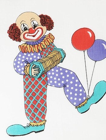 Lot de 6 mouchoirs enfant en tissus coton POPPIES