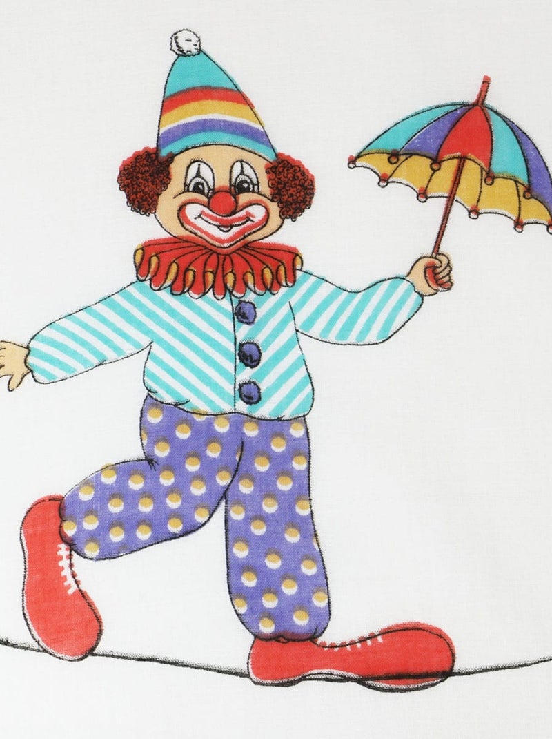 Lot de 6 mouchoirs enfant en tissus coton POPPIES Multicolore - Kiabi