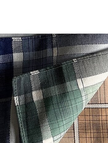 Lot de 6 mouchoirs homme BASILE 40x40 cm 100% coton