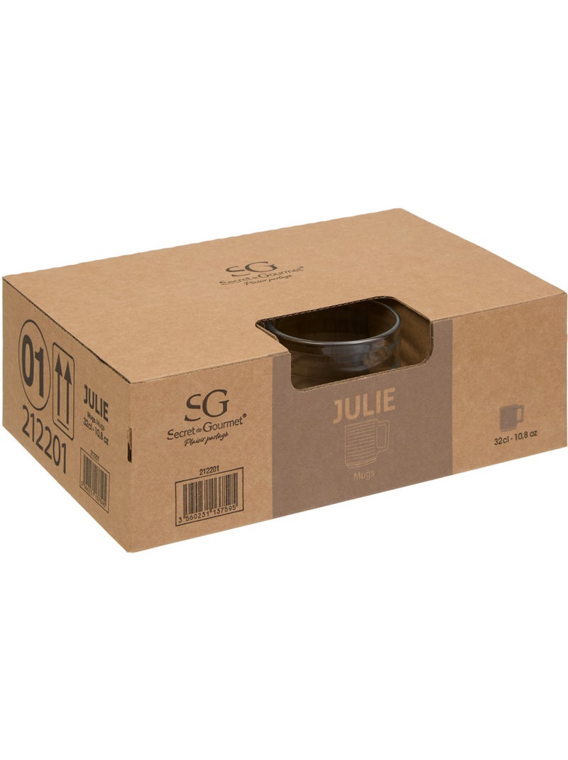 Lot de 6 mugs donuts Transparent - Kiabi