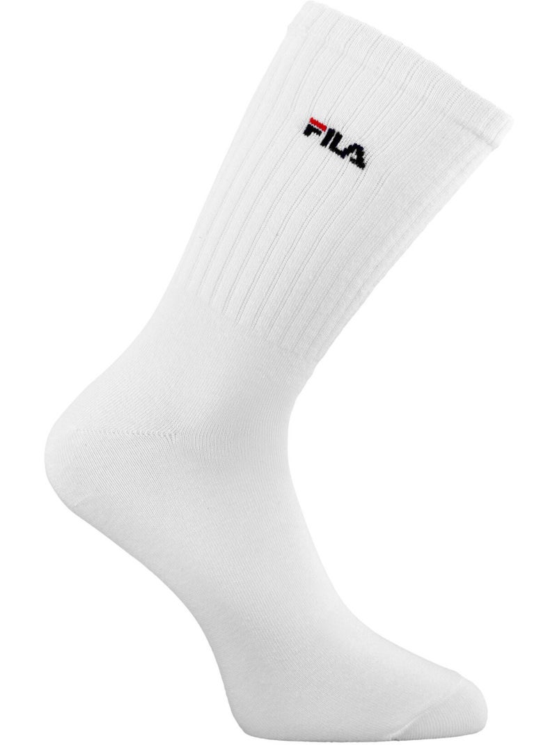 Lot de 6 paires de chaussette Tennis homme Cookies Fila Marron - Kiabi