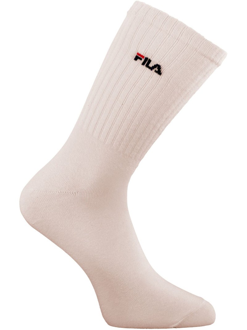 Lot de 6 paires de chaussette Tennis homme Cookies Fila Marron - Kiabi