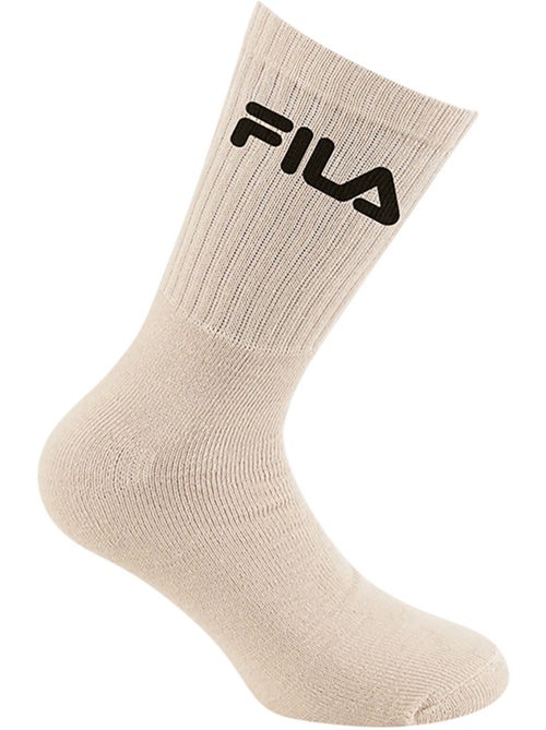 Lot de 6 paires de chaussette Tennis homme Mocha Mousse Fila - Kiabi