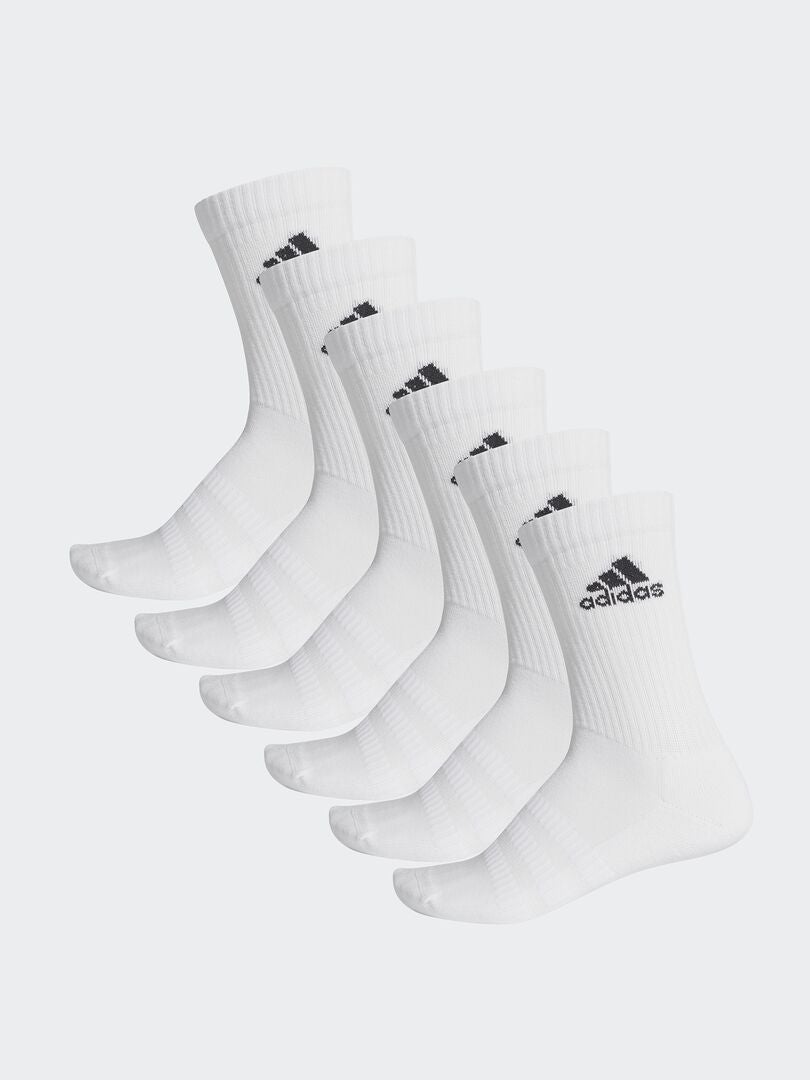 Lot de 6 paires de chaussettes 'adidas' Blanc - Kiabi