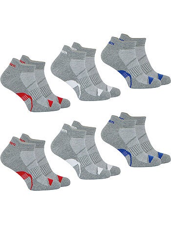 Lot de 6 paires de chaussettes basses homme wilson