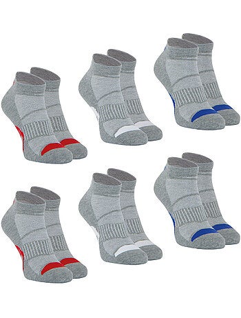 Lot de 6 paires de chaussettes basses homme wilson