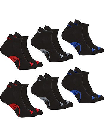 Lot de 6 paires de chaussettes basses homme wilson