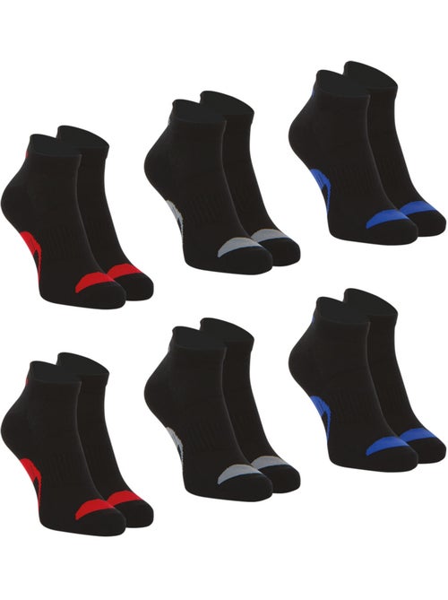 Lot de 6 paires de chaussettes basses homme wilson - Kiabi
