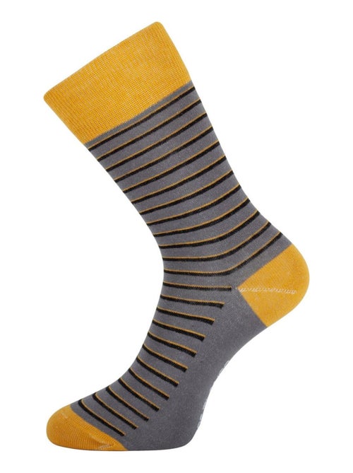 Lot de 6 paires de chaussettes de ville City Serge Blanco - Kiabi