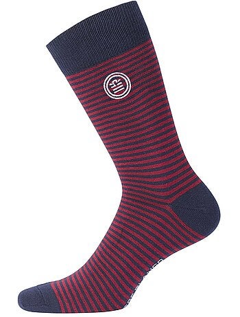 Lot de 6 paires de chaussettes de ville coton homme serge blanco