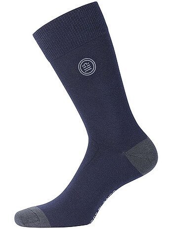 Lot de 6 paires de chaussettes de ville coton homme serge blanco