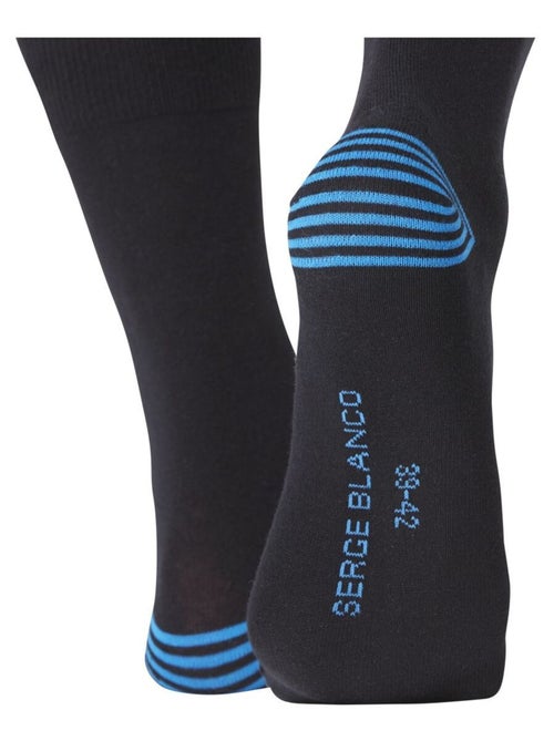 Lot de 6 Paires de Chaussettes de ville coton homme Serge Blanco - Kiabi Lot de 6 Paires de Chaussettes de ville coton homme Serge Blanco - Kiabi