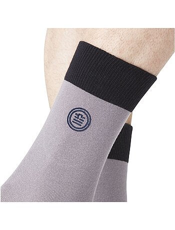 Lot de 6 Paires de Chaussettes de ville coton homme Serge Blanco