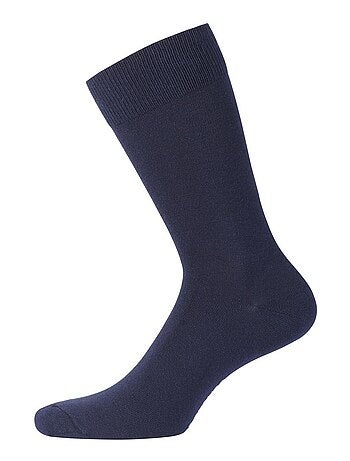 Kiabi Homme - Lot de 3 paires de chaussettes côtelées - NAVY - Drest