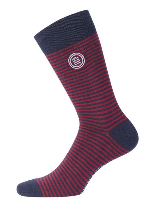 Lot de 6 Paires de Chaussettes de ville coton homme Serge Blanco - Kiabi