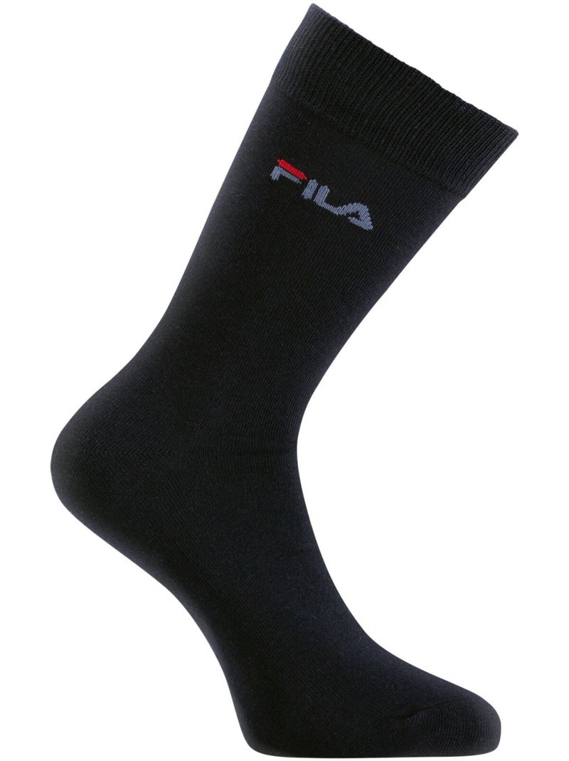 Lot de 6 paires de chaussettes de ville homme Assortis Fila Blanc - Kiabi