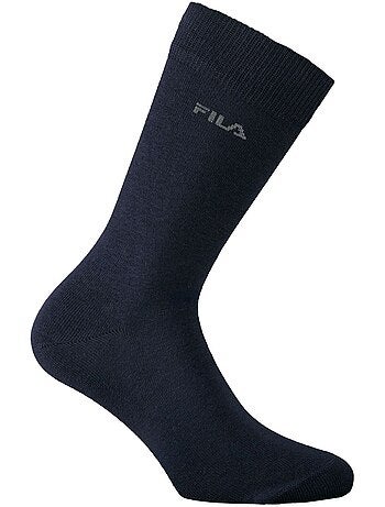 Lot de 6 paires de chaussettes de ville homme en bambou fila
