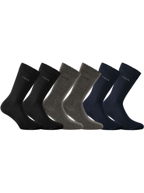Lot de 6 Paires de Chaussettes de ville homme en bambou FU5511 Fila - Kiabi