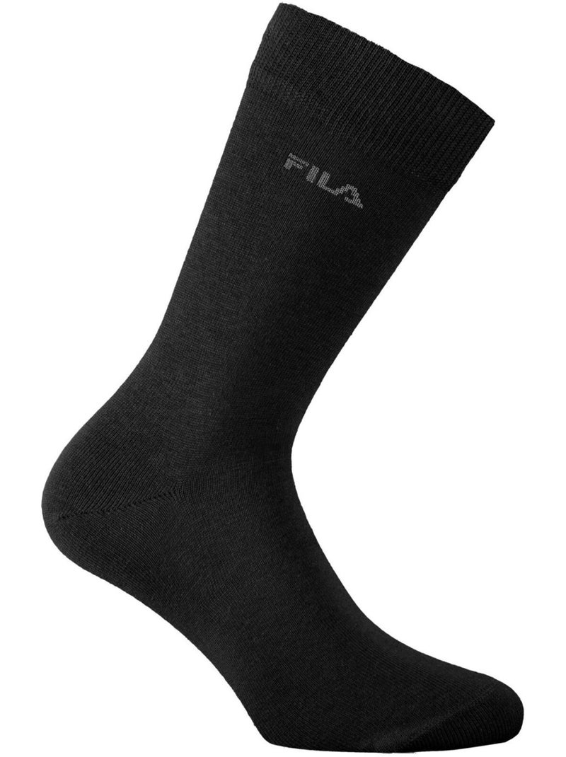 Lot de 6 Paires de Chaussettes de ville homme en bambou FU5511 Fila Gris - Kiabi