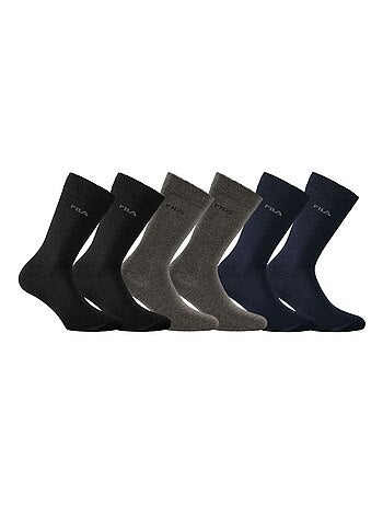 Lot de 6 Paires de Chaussettes de ville homme en bambou FU5511 Fila