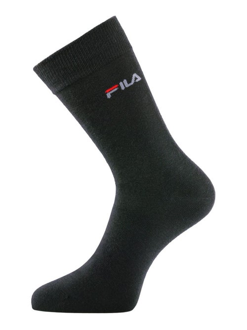 Lot de 6 paires de chaussettes de ville homme F9630 Noir Fila - Kiabi