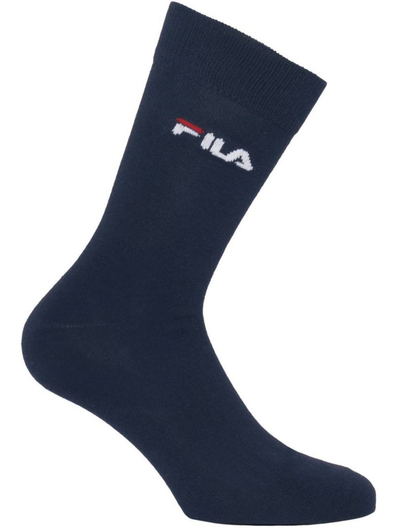 Lot de 6 paires de chaussettes de ville homme Navy Fila Bleu - Kiabi