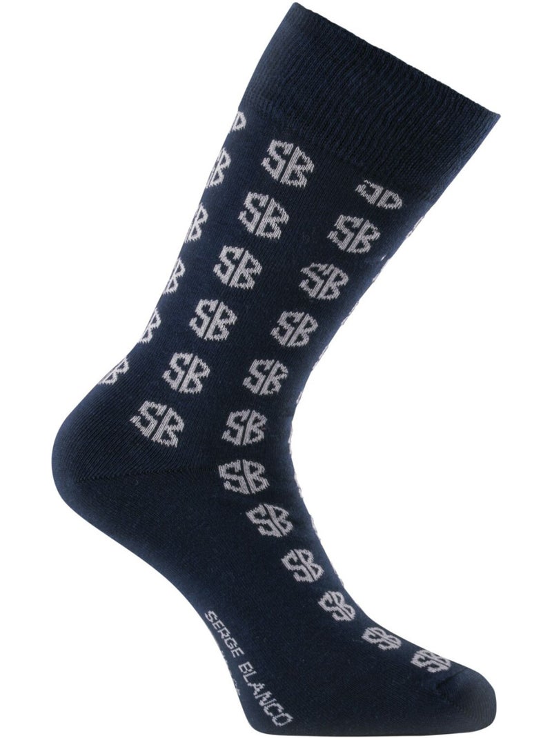 Lot de 6 paires de chaussettes de ville serge blanco serge blanco Blanc - Kiabi