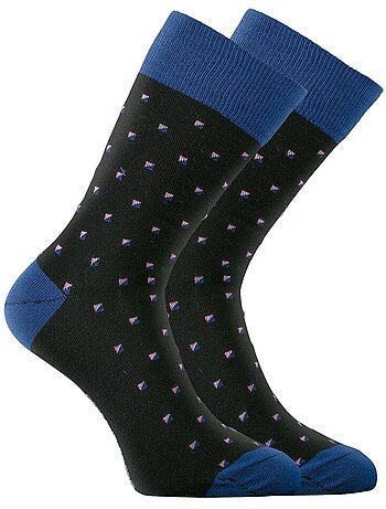 Lot de 6 paires de chaussettes de ville Town AD Serge Blanco