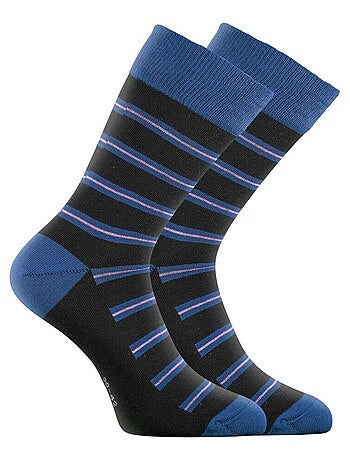 Lot de 6 paires de chaussettes de ville Town AD Serge Blanco