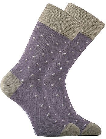 Lot de 6 paires de chaussettes de ville Town ED Serge Blanco