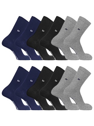 Lot de 6 Paires de chaussettes de ville unies modèle PC 00399 Pierre Cardin