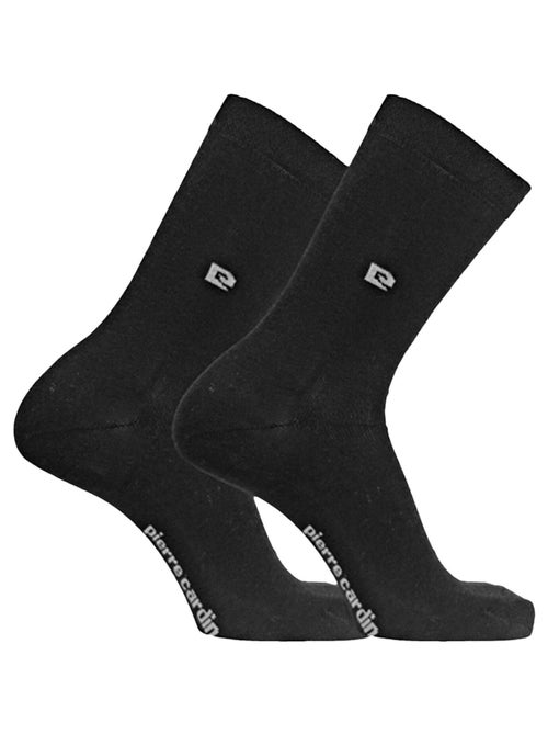 Lot de 6 Paires de chaussettes de ville unies modèle PC 00399 Pierre Cardin - Kiabi
