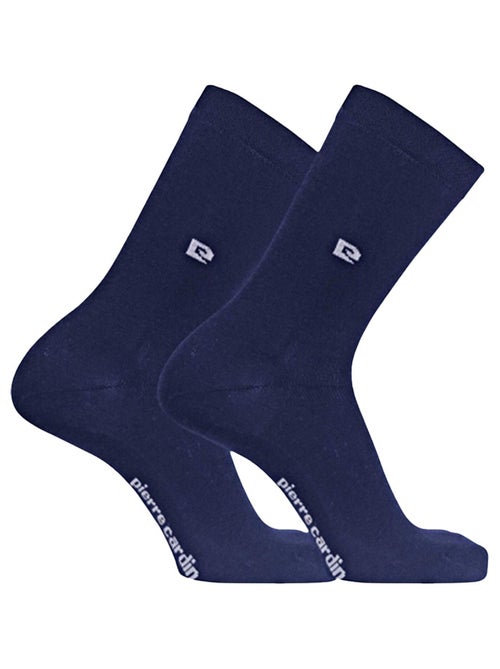 Lot de 6 Paires de chaussettes de ville unies modèle PC 00399 Pierre Cardin - Kiabi