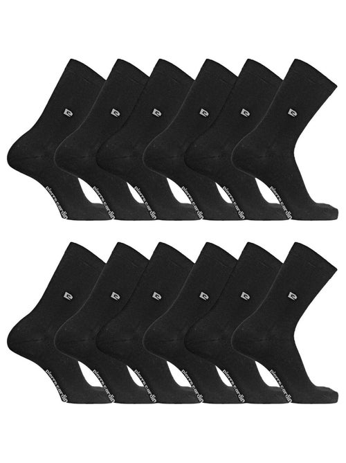 Lot de 6 Paires de chaussettes de ville unies mod?le PC 00399 Pierre Cardin - Kiabi