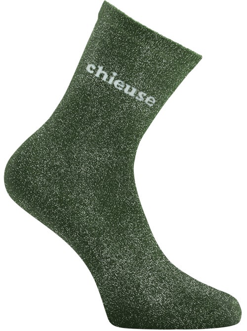 Lot de 6 paires de chaussettes femme à paillettes osé peste twinday - Kiabi Lot de 6 paires de chaussettes femme à paillettes osé peste twinday - Kiabi