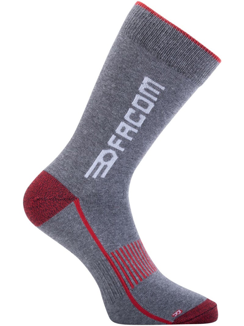 Lot de 6 paires de chaussettes hautes de travail breath facom Noir - Kiabi