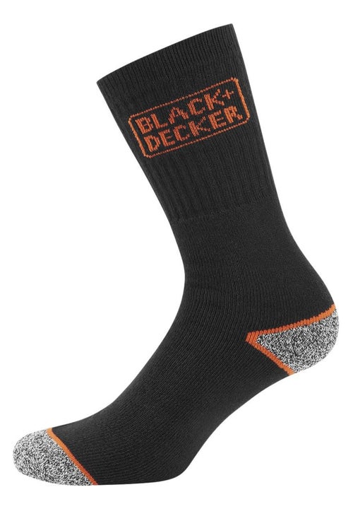 Lot de 6 Paires de Chaussettes hautes de travail TEK Black & Decker - Kiabi