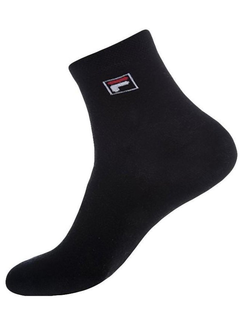 Lot de 6 Paires de Chaussettes Lowcuts homme Fila Noir - Kiabi