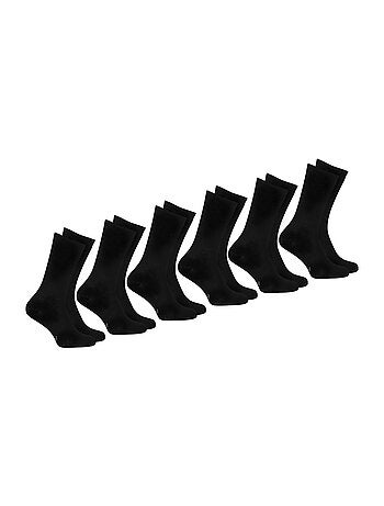 Lot de 6 paires de chaussettes mi-hautes homme My Petit Prix Athena