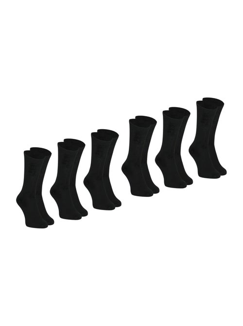 Lot de 6 paires de chaussettes mi-hautes homme My Petit Prix Athena - Kiabi