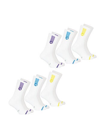 Lot de 6 paires de chaussettes mi-hautes homme Training Dry Athena